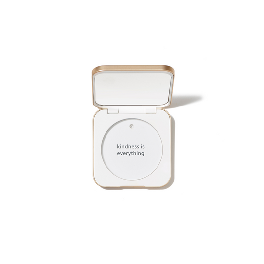 Refillable Compact White